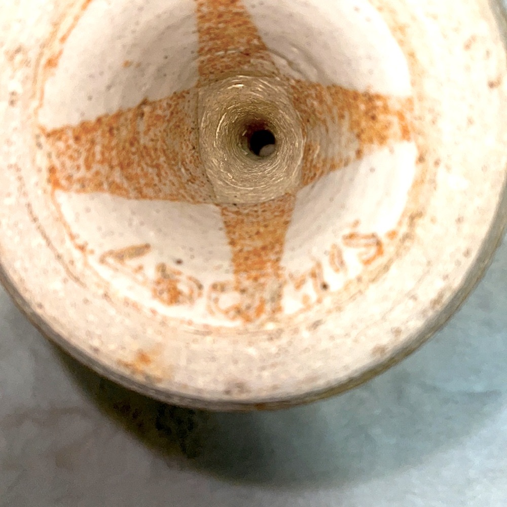 Goblet Signed Pottery - Picture 6 of 8
